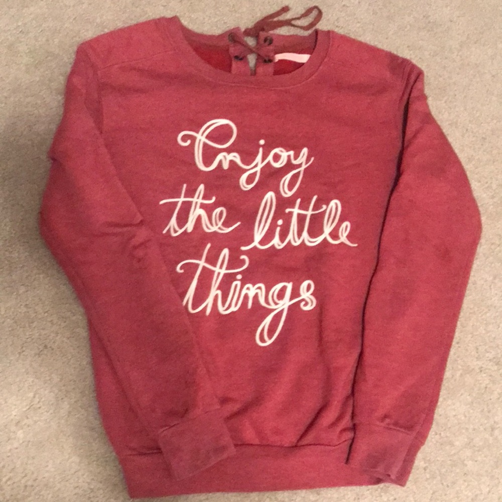 Mauve pink crewneck sweater